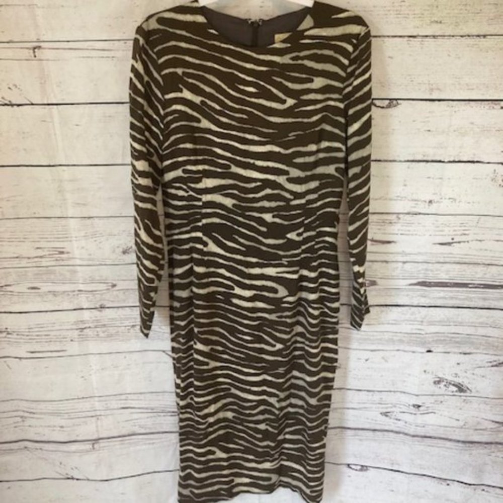 Michael Kors Italy Collection Animal Print Dress - Picture 13 of 14